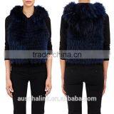 New Style Fashion Women Dyed Raccoon Fur Vest Customized thumbnail-6