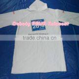 Adult Waterproof 100% PEVA Raincoat Printing Logo thumbnail-2