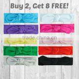 Girl Rabbit Headband Newborn Kids Cotton Elastic Hair Band Baby Top Headband thumbnail-1