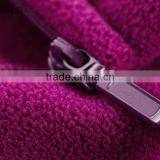 High Quality Oem Service Sleeveless Zipper-up Windproof Polar Fleece Women's Vest thumbnail-2