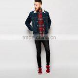 Winter Fashion Warm Black Denim Jacket Men With Fur thumbnail-4