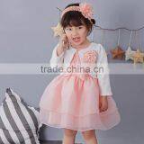Hot Summer Kids Girls Tutu Dress Baby Girl Bowknot Pink Princess Dress Hollow Birthday Party Dresses First Communion Dress 1-5 Y thumbnail-3