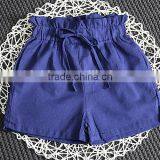 Wholesale Children Cotton and Linen Set Cute Girl Sleeveless Doll Shirt Shorts Two Piece thumbnail-6