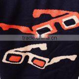 Fashion Glasses Child Jacquard Sweater Knitting Patterns Children Pullover thumbnail-3