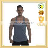 Custom Mens Sports Striger Wholesale Cotton Plain Tank Top thumbnail-2