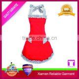 Cheap Bulk Wholesale Blank Long Gabardine Aprons With Pockets thumbnail-1