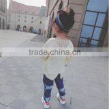 1-6 Years Wholesale 2017 New Fashion Winter Girls Knitted Sweater Ripped Solid Colors Girls Pullover Sweater (pick Size Color ) thumbnail-5