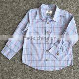 New Style Fashion Boy's Shirt Roll up Long Sleeve Shirt Kids Fashion Check Shirts thumbnail-1