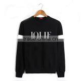 Custom Wholesale New Fashion Men Black Hoody Without Hood thumbnail-2