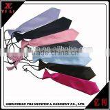 Polyester Satin Dying Colorful Design Cheap Mens School Neck Ties thumbnail-2