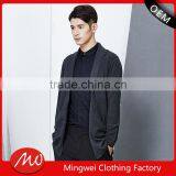 New Ideas Collar Wrap Grey Cashmere Knit Cashmere Sweater Mens for Sale thumbnail-1
