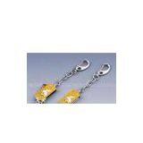 Yellow Metal Pendant High Speed Jewelry Usb 2.0 Storage Disk 2GB