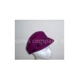 Casual Ladies Fashion Wool Felt Hats In Cap Shape With Buckle Trim For Party, Christmas