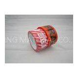 Text / Logo Custom Printed Tape Polypropylene For Carton Packing
