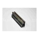 Customized Champagne Anodizing Brush Aluminium Extrusion Profile 6063-T5 thumbnail-1