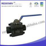 3PC Forged Steel NPT 800lb Ball Valve thumbnail-1