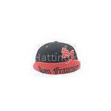 Polyater Flat Custom Embroidered Snapback Hats Casual Adjustable Strap