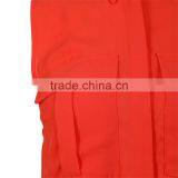 Large Size Loose Plus Size Belted Women Tops Blouse thumbnail-6