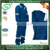 Good Quality Classical Design Navy Working Uniform/ 100% Cotton Professional Safety Coverall Workwear/Working Uniform thumbnail-1