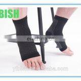 YIBISH Anti Fatigue Compression Foot Sleeve Men Women Running Travel Sports Outdoor Compression Sleeves Socks #YLW-01