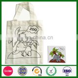 promotional DIY painting drawing canvas cotton bag