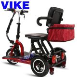 Factory Direct Double Elderly Leisure Electric Tricycle Folding Electric Adult Disabled  Double