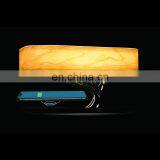 Home Wooden Smart Led Table Desk Lamp With Wifi Speaker, Wireless Charger thumbnail-3