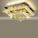 Luxury Rectangular Crystal Ceiling Lamps Living Room Bedroom Restaurant Ceiling Lamps thumbnail-1