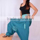 Baggy Rave Pants Two-tone Pants Aladdin Pants Maxi Pants Baggy Pants Hippy Pants Psy Trance Pants Harem Yoga Pants