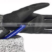 13/15 Gauge HPPE Ansi Level 5 Cut Resistant Gloves For Oil Drilling thumbnail-3