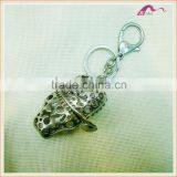 Fashion Crystal Skull Mask Keychain Ring Wholesale thumbnail-2