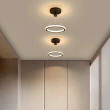 Creativity LED Chandeliers Lamps For Living Room Bedroom Corridor Indoor Ring Lighting Lights Ceiling Mount Luminaire Lustre thumbnail-4