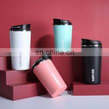 GiNT 380ML Capacity New Design SUS316 Stainless Steel Water Bottle Latte Insulation Cold Coffee Tumbler Cups for Drinking thumbnail-1