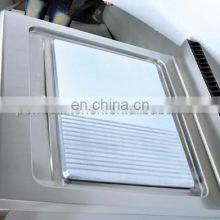 Stainless Steel Commercial Kitchen LPG Gas Griddle With Hard Chrome thumbnail-4