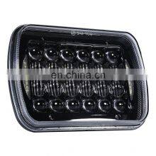 LED6472 LED WORK LIGHT Aluminum Alloy 5*7INCH 5x7 72w Pair 7000L for Truck Auto Car Rectangular LED Headlight With DRL LANTSUN thumbnail-5