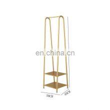 Hot Sale Shiny Gold Wall Mounted Display Cloth Rack for Shop thumbnail-5