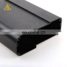 Black Anodized CNC Aluminum Extrusion Profile Large Aluminium Heat Sink Enclosure thumbnail-1