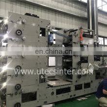 UTR320-6 Colorful BOPP PE PP Paper Adhesive Label Flexography Printing Machine, HDPE HDPP Poly Bag Sticker Press Printer thumbnail-2