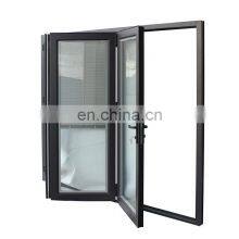 Soundproof Tempered Glass Low-E High Quality Cheap Price Aluminum Bifold Window Aluminum Folding Door thumbnail-2