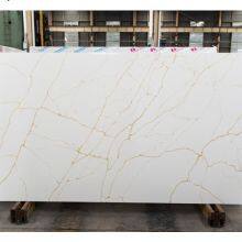 Code：1101-1，Calacatta Artificial Stone Quartz Slab Kitchen Countertops thumbnail-1