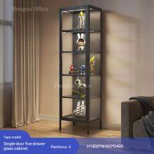 3C Tempered Glass Award Display Case Model B-400 | Safe Rounded Corners | for School Lobby thumbnail-4