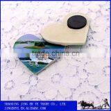 Realistic Custom Tourist Souvenir 3D Resin Fridge Magnets Heart Shape thumbnail-3