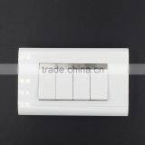118 Series Australia Type Australia Stardand Four Gang Wall Switch Supplier's Choice thumbnail-1