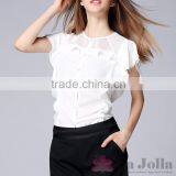 2016 Summer Fashion Lady Chiffon Short Sleeve T-shirt 155 thumbnail-1