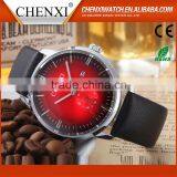 New 2016 Private Label Quartz Day/Date Fashion Leather Wrist Watch thumbnail-4