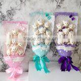 Plush Toy Bouquet/lot Cartoon Bouquet of Bear Doll Plush Toy/teddy Bear Baby Doll/toy for Baby thumbnail-1