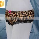 Fashion High Quality Wholesale Hot Sell Sexy Leopard Print Lace Sexy Lady Panty thumbnail-3