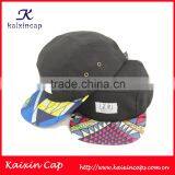 Wholesale Customize Printing Woven Label Designed 5 Panel Cap thumbnail-2