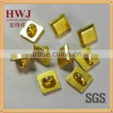 Square dome shape sewing button for garment accessories