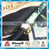 Indian Black Print Cotton Sateen Fabric for Shirting thumbnail-2